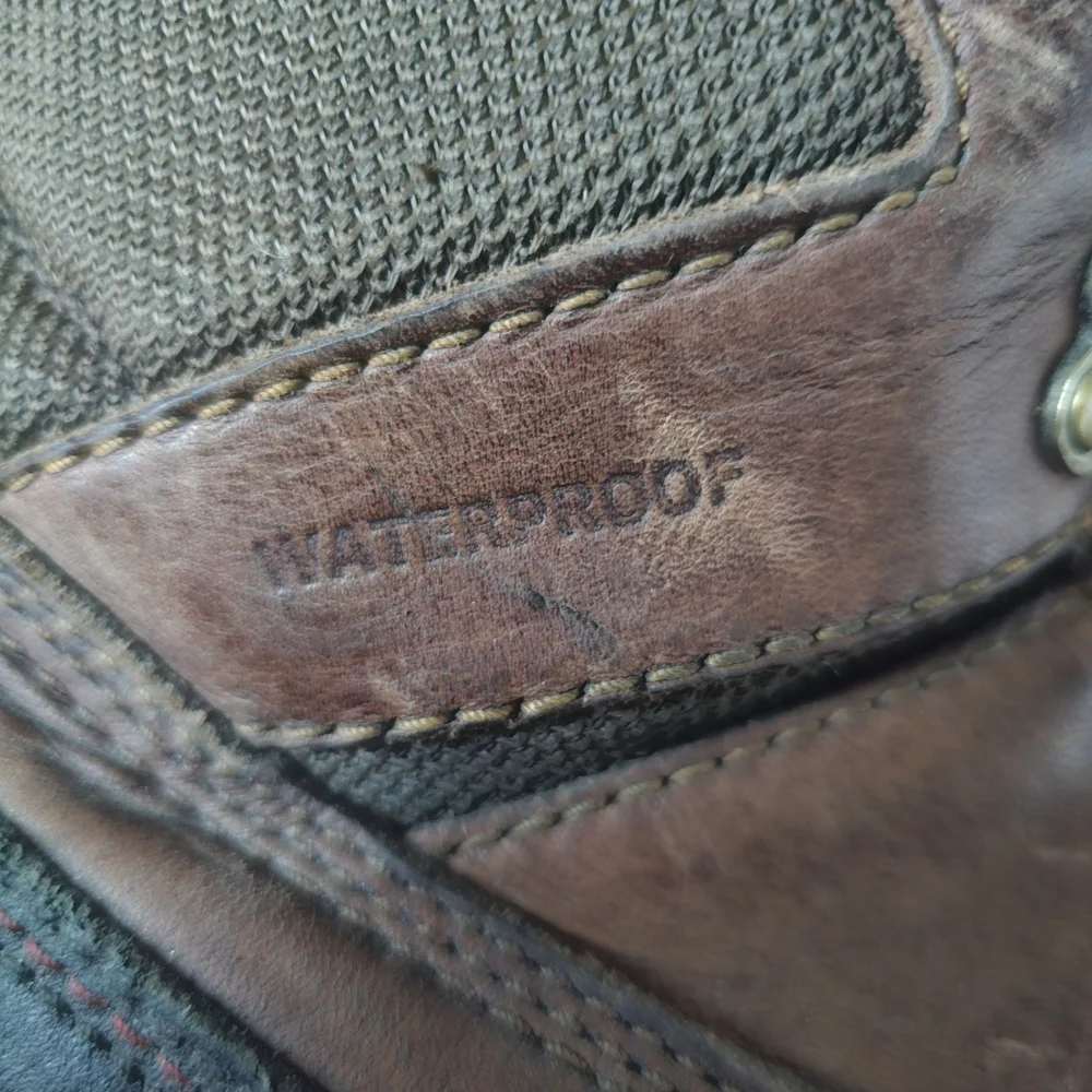 Men's Rugged Brown Leather Boots
